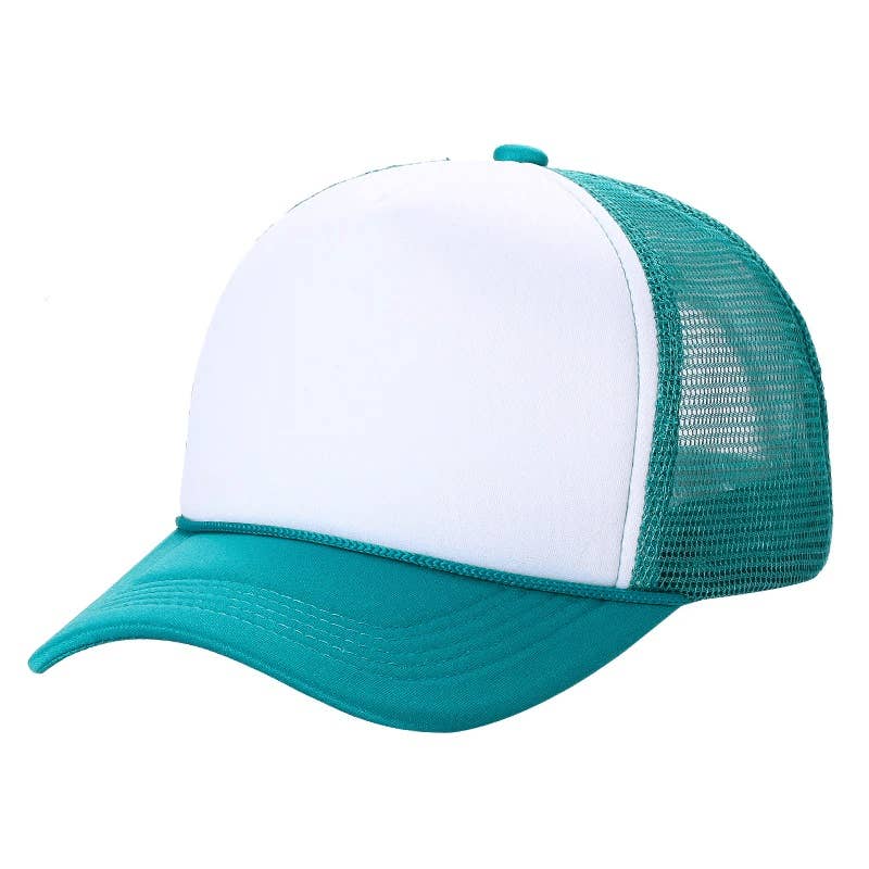 Multi Tone Color Foam Sponge Mesh Trucker Hat