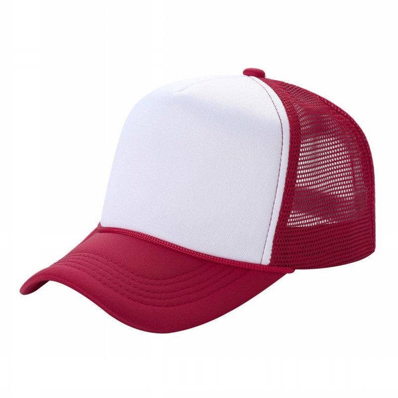 Multi Tone Color Foam Sponge Mesh Trucker Hat
