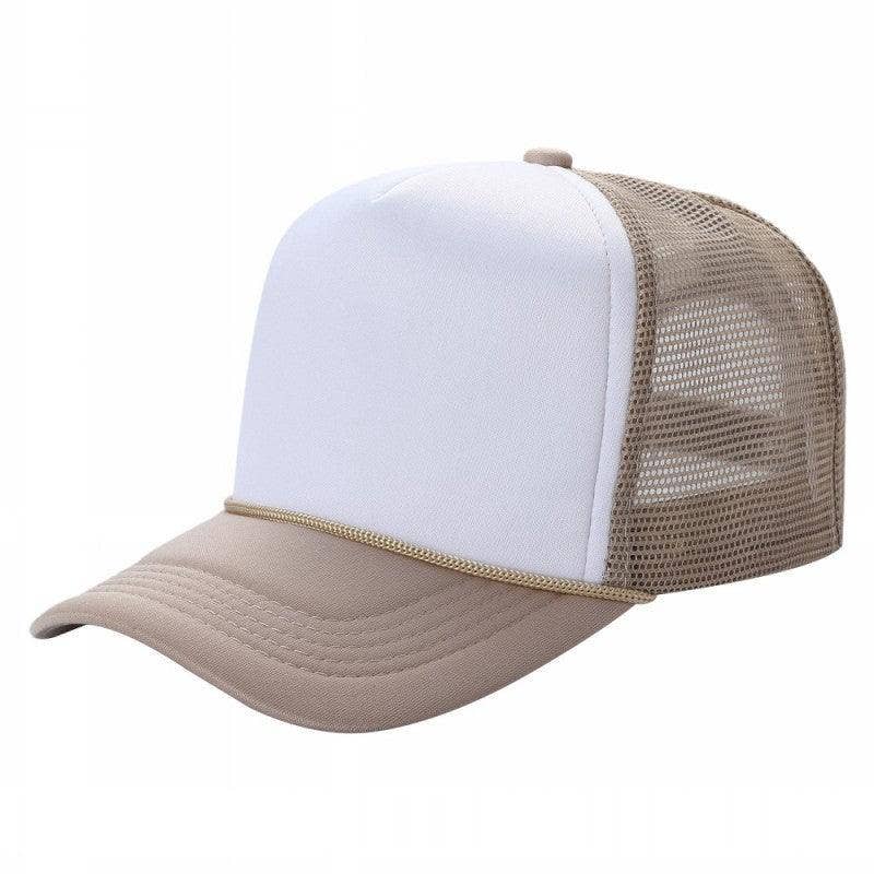 Multi Tone Color Foam Sponge Mesh Trucker Hat