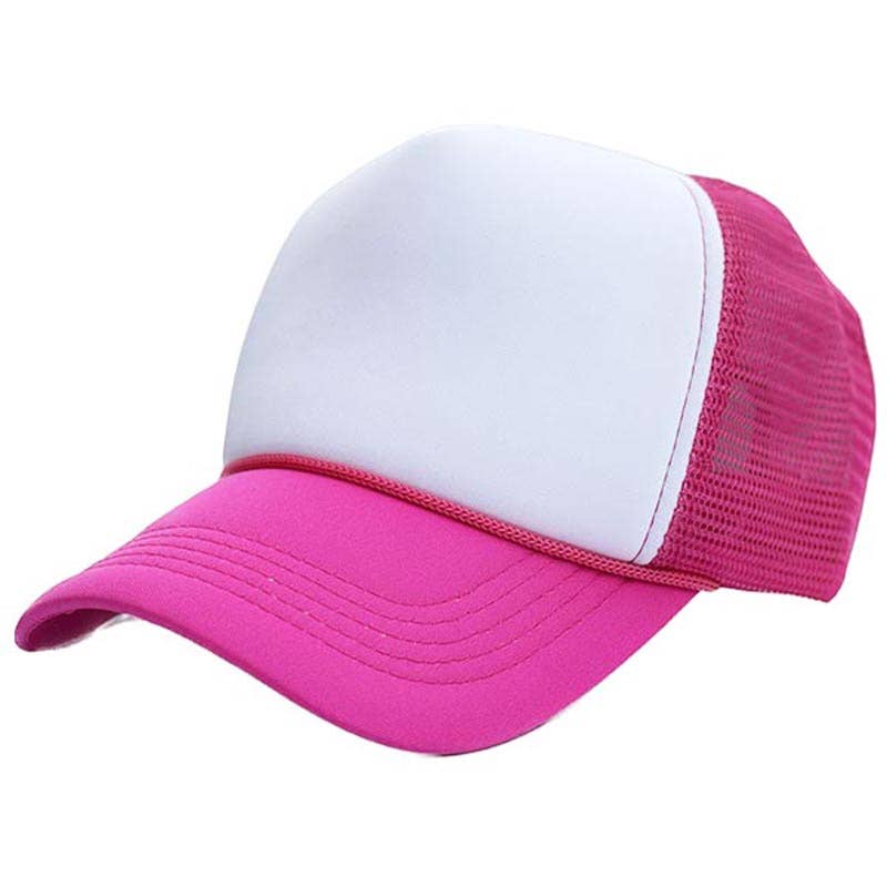 Multi Tone Color Foam Sponge Mesh Trucker Hat