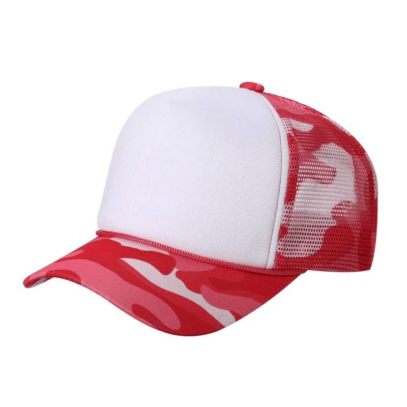 Multi Tone Color Foam Sponge Mesh Trucker Hat