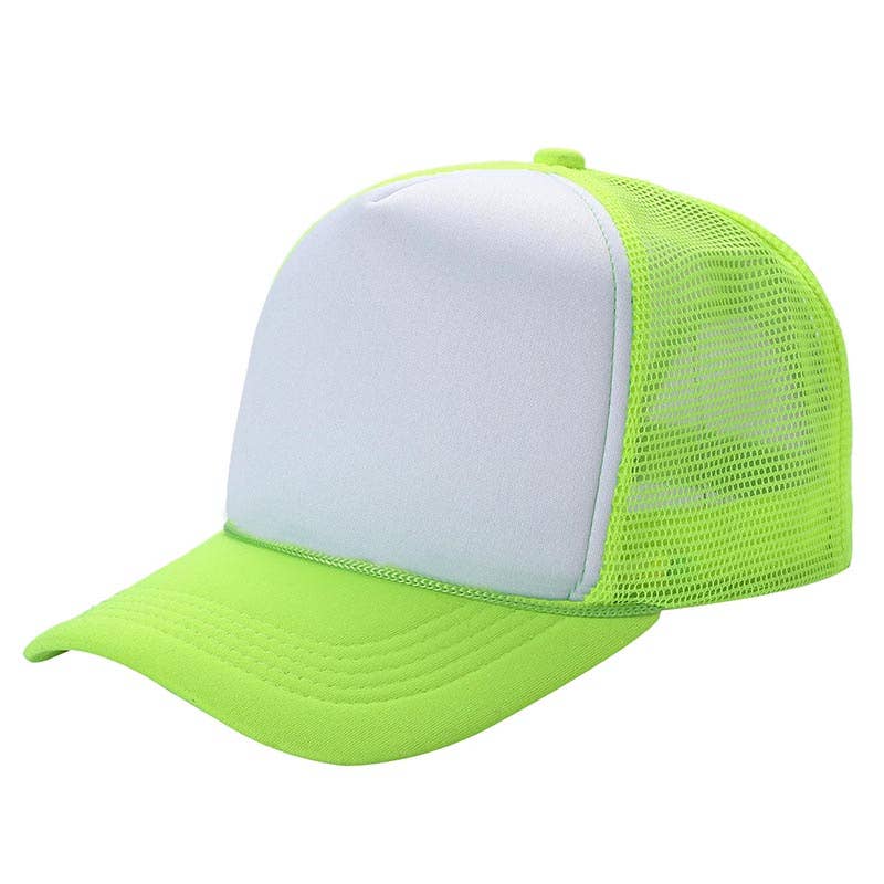 Multi Tone Color Foam Sponge Mesh Trucker Hat