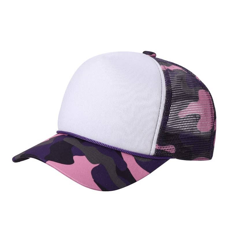 Multi Tone Color Foam Sponge Mesh Trucker Hat