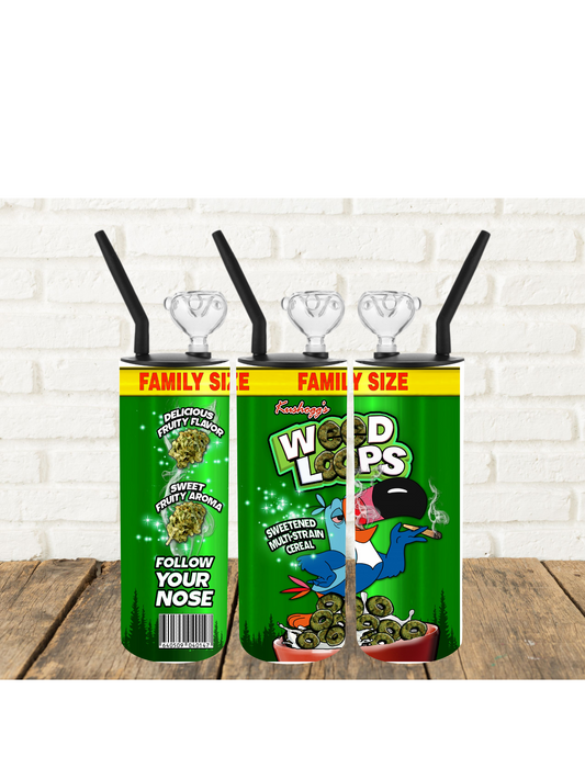 Weed Loops Hookah Tumbler 15 oz